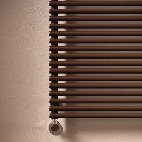 Immagine di Irsap ARPA23 ORIZZONTALE Radiatore 10 elementi, H.33,4 L.87 P.5 cm, colore nero finitura opaco Cod.K1 SI1087010K1IR01H