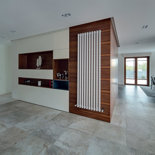 Immagine di Irsap ELLIPSIS_V radiatore verticale 20 elementi H.92 L.120 P.5,3 cm, colore bianco standard finitura lucido Cod.01 TL1009202001IR01A