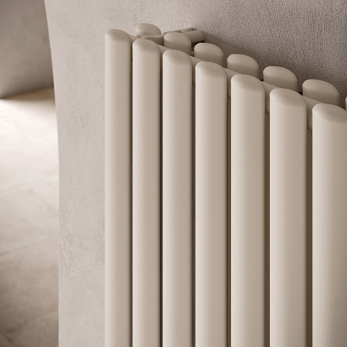 Immagine di Irsap ELLIPSIS_V 2 radiatore verticale 10 elementi H.70 L.60 P.7,6 cm, colore bianco standard finitura lucido Cod.01 TL2007001001IR01A