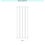 Immagine di Irsap ELLIPSIS_V 2 radiatore verticale per sostituzione A, 4 elementi H.70 L.24 P.7,6 cm, colore bianco perla finitura ruvido Cod.16 TL207000416IR01A