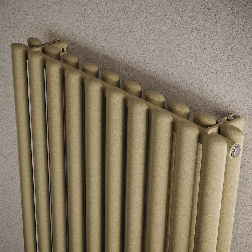 Immagine di Irsap ELLIPSIS_V 2 radiatore verticale per sostituzione S, 8 elementi H.92 L.48 P.7,6 cm, colore grigio antracite finitura opaco Cod.6V TL29200086VIR01A