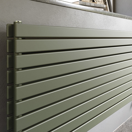 Immagine di Irsap PIANO 2 ORIZZONTALE Radiatore 22 elementi H.124 L.122 P.4,6 cm, colore bianco standard finitura lucido Cod.01 PI212202201IR01H