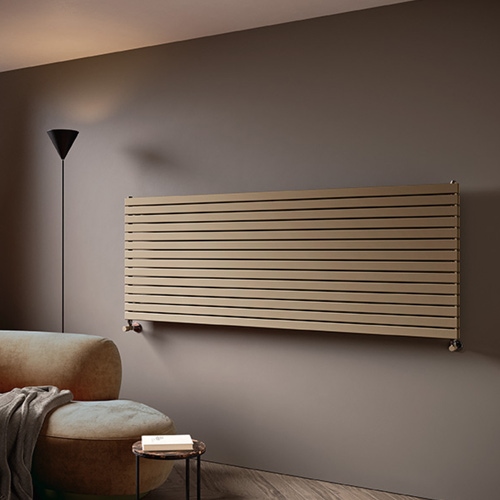 Immagine di Irsap PIANO 2 ORIZZONTALE Radiatore 22 elementi H.124 L.122 P.4,6 cm, colore bianco standard finitura lucido Cod.01 PI212202201IR01H