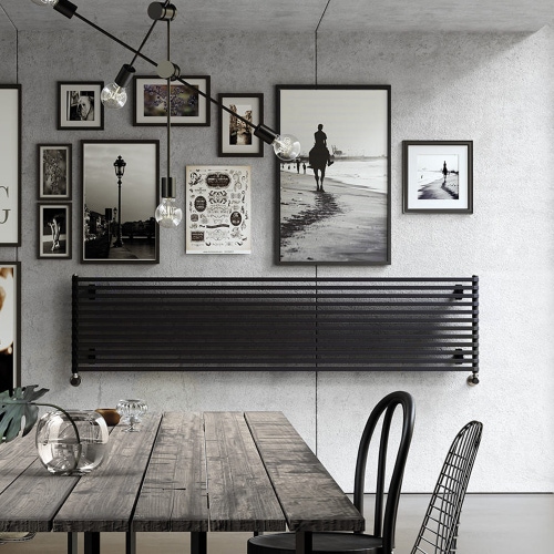 Immagine di Irsap SAX2 ORIZZONTALE Radiatore 16 elementi, H.64 L.63 P.8 cm, colore bianco standard finitura lucido Cod.01 SX206301601IR01H01