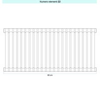 Immagine di Irsap SAX2 VERTICALE Radiatore 22 elementi H.68 L.88 P.8 cm, colore grigio medio finitura ruvido Cod.4D SX20680224DIR01A