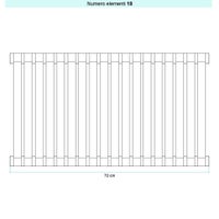 Immagine di Irsap SAX VERTICALE Radiatore 18 elementi, H.180 L.72 P.5,5 cm, finitura rame martellato ruvido Cod. J4 SX1180018J4IR01A