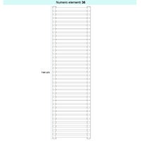 Immagine di Irsap SAX ORIZZONTALE Radiatore 36 elementi, H.144 L.150 P.5,5 cm, colore bianco standard finitura lucido Cod.01 SX150003601IR01H01