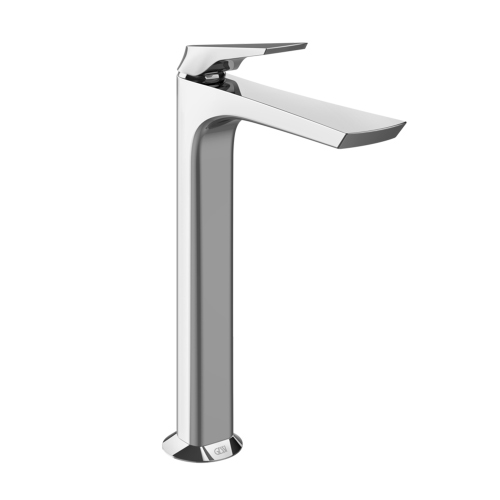 Immagine di Gessi VENTAGLIO miscelatore lavabo alto H.30 cm, senza scarico, con flessibili, finitura cromo 72004#031