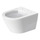 Duravit D-NEO COMPACT vaso sospeso Rimless, a cacciata, senza sedile, capacità di acqua di risciacquo 4,5 l, UWL classe 1, HygieneGlaze, colore bianco finitura lucido 2588092000