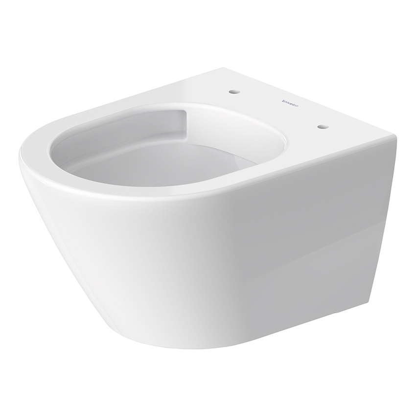 Immagine di Duravit D-NEO COMPACT vaso sospeso Rimless, a cacciata, senza sedile, capacità di acqua di risciacquo 4,5 l, UWL classe 1, HygieneGlaze, colore bianco finitura lucido 2588092000