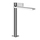 Gessi INVERSO RIGATO miscelatore lavabo alto H.32 cm, con piletta Stop&Go e flessibili, finitura cromo 73553#031