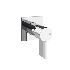 Immagine di Gessi INVERSO RIGATO miscelatore per lavabo, a parete, da incasso, senza corpo incasso, finitura cromo 73509#031