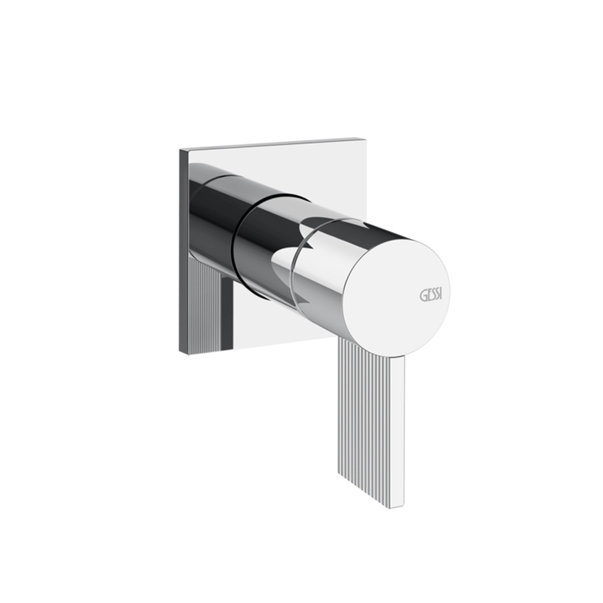 Immagine di Gessi INVERSO RIGATO miscelatore per lavabo, a parete, da incasso, senza corpo incasso, finitura cromo 73509#031