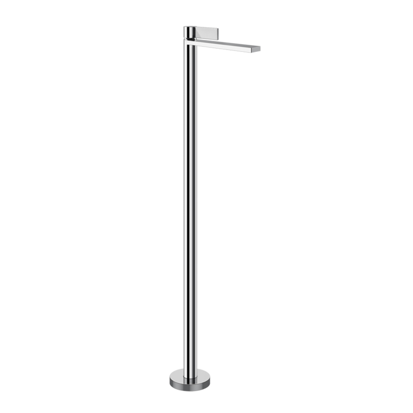 Immagine di Gessi INVERSO RIGATO miscelatore lavabo da terra H.114 cm, senza corpo incasso e senza scarico, finitura cromo 73595#031