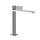 Gessi INVERSO DIAMANTATO miscelatore lavabo medio H.25 cm, con piletta Stop&Go e flessibili, finitura cromo 73655#031