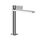 Gessi INVERSO DIAMANTATO miscelatore lavabo medio H.25 cm, senza scarico, con flessibili, finitura cromo 73606#031