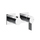 Gessi INVERSO DIAMANTATO miscelatore a parete, per doccia, 2 vie, senza corpo incasso, finitura cromo 73638#031