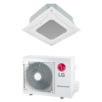 Immagine di LG Cassetta 4 vie R32 Climatizzatore a parete monosplit inverter | unità esterna e unità interna 12000 BTU CT12F.NR0+UUA1.UL0