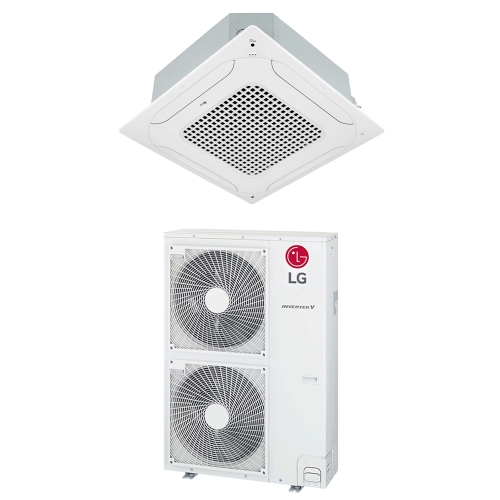 Immagine di LG LG Cassetta 4 vie Climatizzatore monosplit inverter | unità esterna e unità interna 60000 BTU UT60F.NA0+UUD1.U30