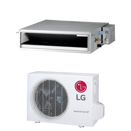 Immagine di LG Canalizzabile bassa prevalenza Climatizzatore monosplit inverter | unità esterna e unità interna 18000 BTU CL18F.N60+UUB1.U20