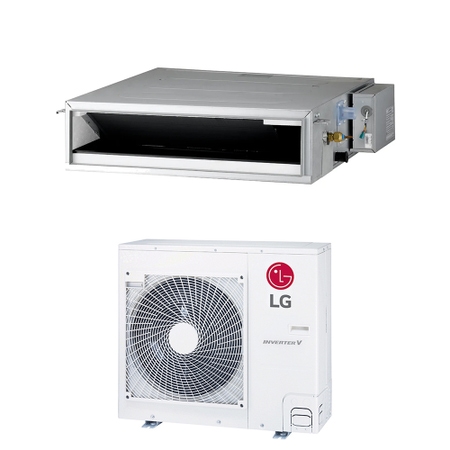 Immagine di LG Canalizzabile alta prevalenza Climatizzatore monosplit inverter | unità esterna e unità interna 30000 BTU UM30F.NA0+UUC1.U40