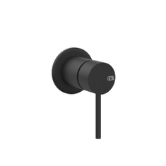 Immagine di Gessi SHOWER comando remoto a parete per lavabo/doccia, 1 uscita, colore nero finitura opaco 54019#299