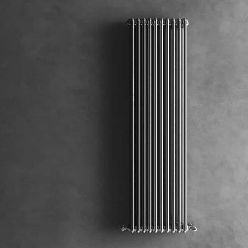 Immagine di Irsap TESI 3 CROMATO radiatore 10 elementi, H.200,2 L.47,4 P. 10,1 cm, finitura cromo Cod.50 RG320001050IR02N01