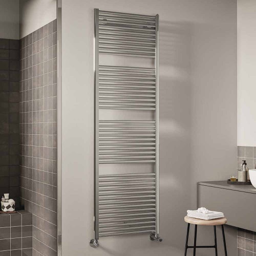 Immagine di Irsap NOVO CROMATO scaldasalviette, 29 tubi, 2 intervalli, H.119,6 L.45 P.3 cm, finitura cromo Cod.50 NLM045B50IR01NNN02