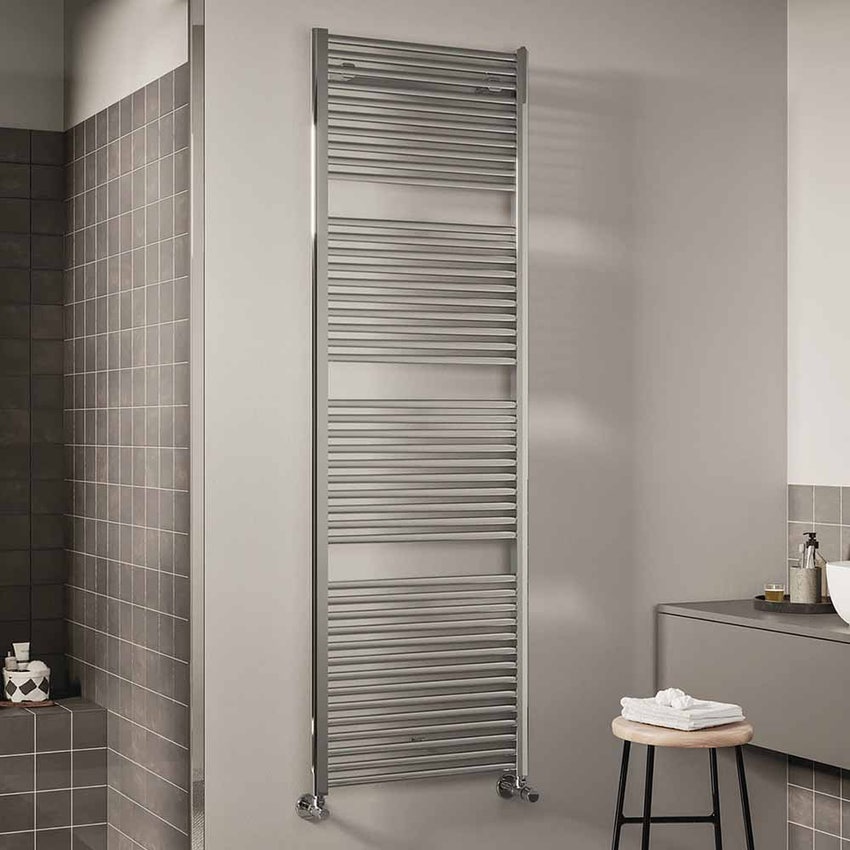 Immagine di Irsap NOVO CROMATO scaldasalviette, 29 tubi, 2 intervalli, H.119,6 L.45 P.3 cm, finitura cromo Cod.50 NLM045B50IR01NNN02