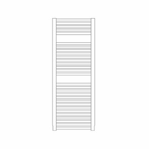 Immagine di Irsap NOVO CROMATO scaldasalviette, 29 tubi, 2 intervalli, H.119,6 L.45 P.3 cm, finitura cromo Cod.50 NLM045B50IR01NNN02