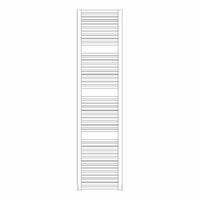 Immagine di Irsap NOVO CROMATO scaldasalviette, 44 tubi, 3 intervalli, H.180,8 L.40 P.3 cm, con attacchi centrali 50 mm, finitura cromo NLG040B50IR05NNN01