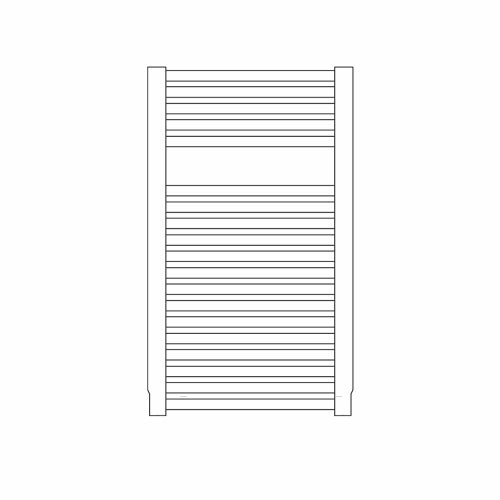 Immagine di Irsap NOVO CROMATO scaldasalviette, 19 tubi, 1 intervallo, H.76,4 L.50 P.3 cm, finitura cromo Cod.50 NLP050B50IR01NNN02