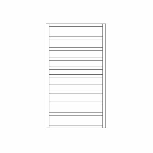 Immagine di Irsap TOLE' scaldasalviette, per riscaldamento tradizionale, 11 tubi, H.84,2 L.58,1 P.4,74 cm, finitura cromo Cod.50 TCP058B50IR01NNN01