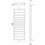 Immagine di Irsap TOLE' scaldasalviette, per riscaldamento tradizionale, 15 tubi, H.131 L.58,1 P.4,74 cm, finitura cromo Cod.50 TCM058B50IR01NNN01