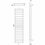 Immagine di Irsap TOLE' scaldasalviette, per riscaldamento tradizionale, 21 tubi, H.190,2 L.58,1 P.4,74 cm, finitura cromo Cod.50 TCG058B50IR01NNN01