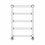 Immagine di Irsap MINUETTE scaldasalviette 5 tubi H.77,8 L.54 P.6 cm, 4 intervalli, finitura nickel satinato Cod.6E MGP054B6EIR01NNN