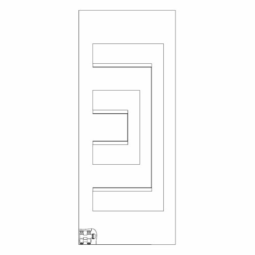 Immagine di Irsap DEDALO radiatore H.160 L.66 P.9 cm, senza LED, colore bianco standard finitura lucido Cod.01 DEDL066B01IRANN001