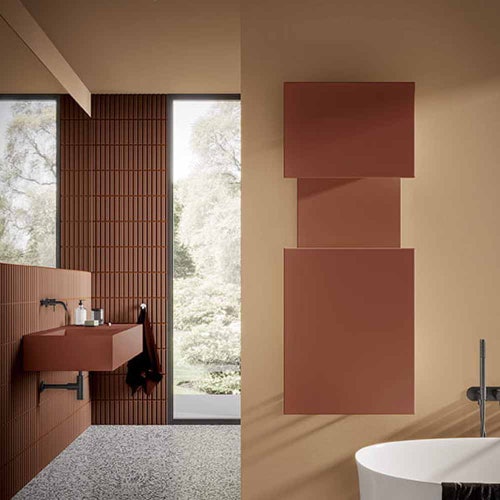 Immagine di Irsap M'AMA radiatore H.105 L.55 P.11,35 cm, colore bianco standard finitura lucido Cod.01 MAMP055B01IRANN001