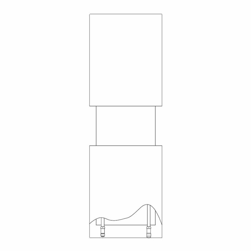 Immagine di Irsap M'AMA radiatore H.170 L.55 P.11,35 cm, colore bianco standard finitura lucido Cod.01 MAME055B01IRANN001