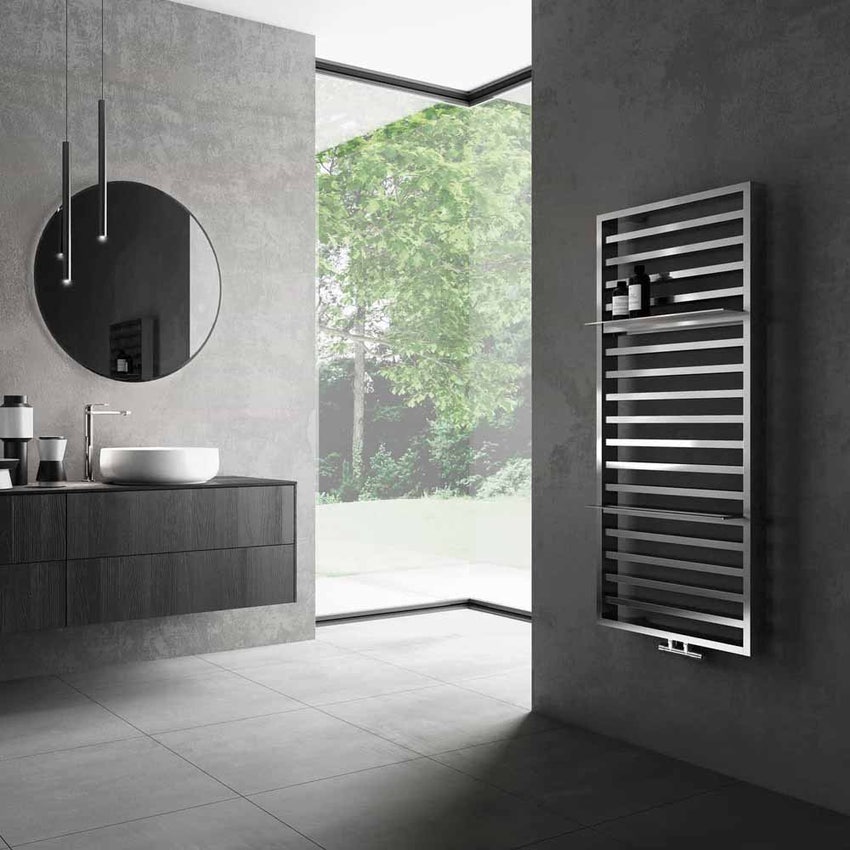 Immagine di Irsap IT IS radiatore 13 tubi H.81,2 L.60 P.7 cm, finitura cromo Cod.50 ITP060B50IR01NNN01