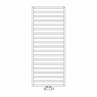 Immagine di Irsap IT IS radiatore 19 tubi H.120,8 L.50 P.7 cm, finitura cromo Cod.50 ITL050B50IR01NNN01