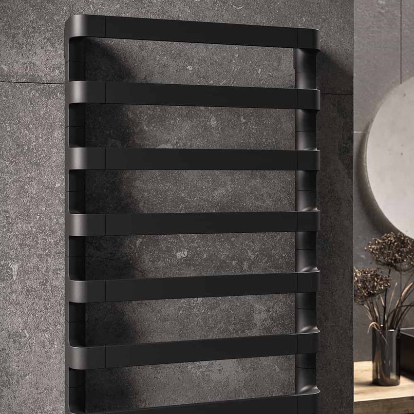 Immagine di Irsap STEP_B radiatore 7 elementi H.76 L.50 P.10,7 cm, finitura cromo Cod.50 SES050B50IR01NNN01