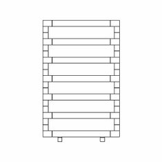 Immagine di Irsap STEP_B radiatore 7 elementi H.76 L.50 P.10,7 cm, finitura cromo Cod.50 SES050B50IR01NNN01