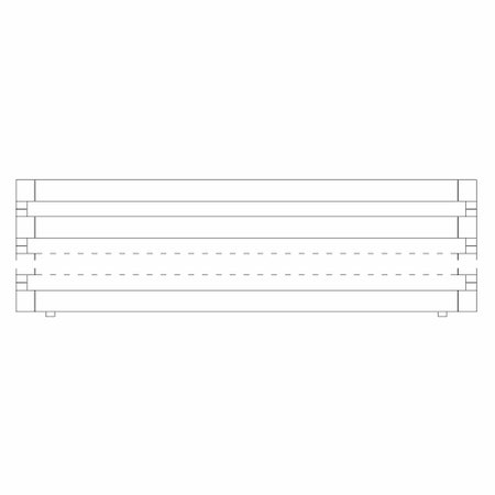 Immagine di Irsap STEP_H radiatore 3 elementi H.31 L.150 P.10,7 cm, finitura cromo Cod.50 SE115000350IR01