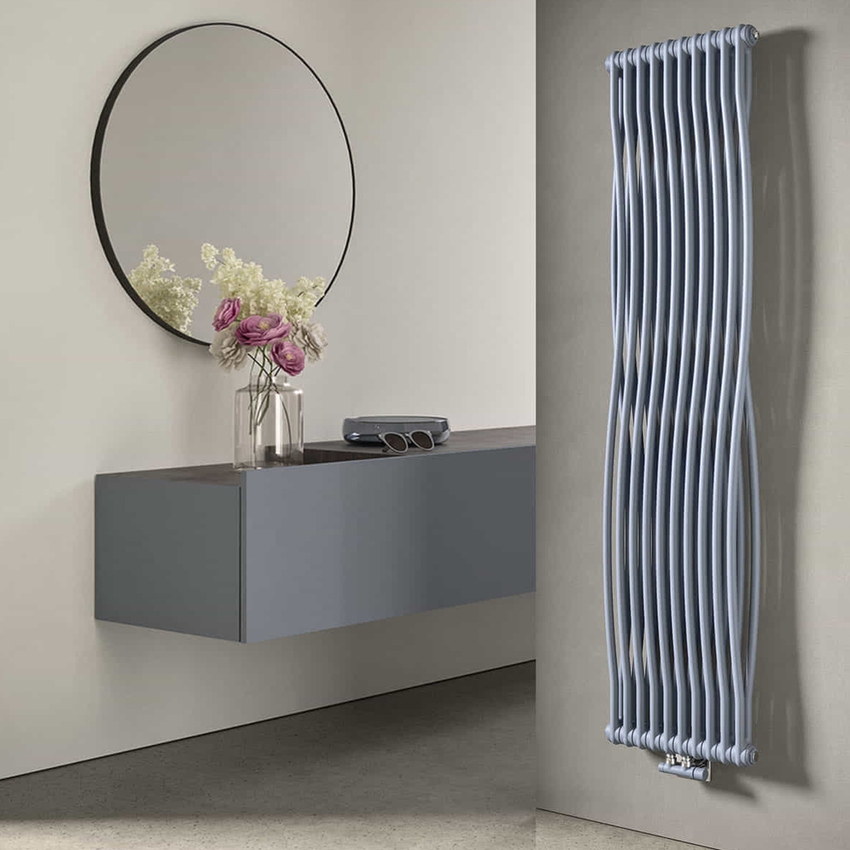 Immagine di Irsap TESI JOIN radiatore 10 elementi, H.200,2 L.48,1P.6,5 cm, colore bianco standard finitura lucido Cod.01 RJ220001001IR02N02