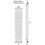 Immagine di Irsap TESI JOIN radiatore 8 elementi, H.180,2 L.39,1 P.6,5 cm, colore bianco standard finitura lucido Cod.01 RJ218000801IR02N02