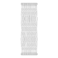 Immagine di Irsap TESI JOIN radiatore 12 elementi, H.200,2 L.57,1 P.6,5 cm, colore grigio perla finitura ruvido Cod.L6 RJ2200012L6IR02N01