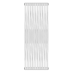 Immagine di Irsap TESI MEMORY radiatore 10 elementi, H.180,2 L.65,4 P.6,5 cm, colore bianco standard finitura lucido Cod.01 RM218001001IR02N02