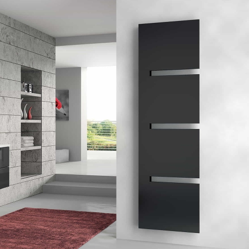 Immagine di Irsap SEQUENZE S radiatore H.84,5 L.50 P. 9 cm, colore bianco standard finitura lucido Cod.01 SQZS050B01IRANN001