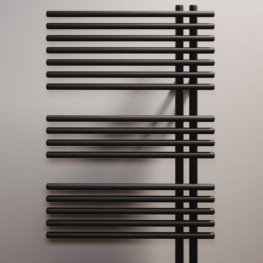 Immagine di Irsap FUNKY_S radiatore 18 tubi H.92,8 L.50 P.6,2 cm, 2 intervalli, colore bianco standard finitura lucido Cod.01 YRS050B01IR01NNN01